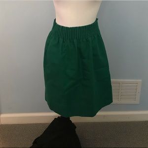 JCrew Green Skirt
